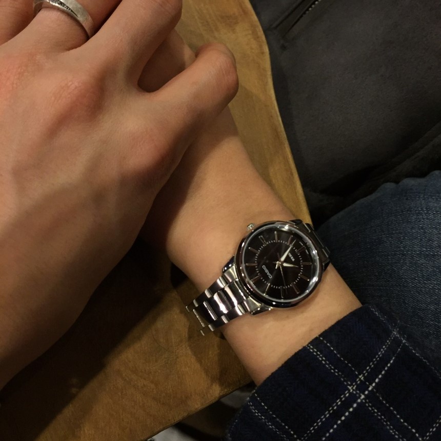 Casio Couple Metal Watch Gift Valentine's Day W