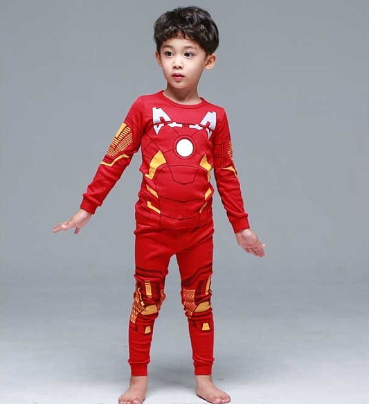 NEW KID PAJAMAS Character Hero Kid's dressing r