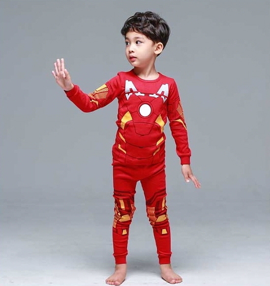 NEW KID PAJAMAS Character Hero Kid's dressing r