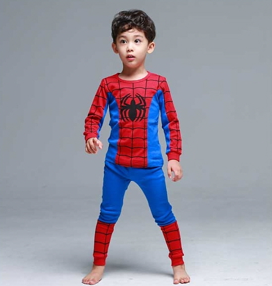 NEW KID PAJAMAS Character Hero Kid's dressing r