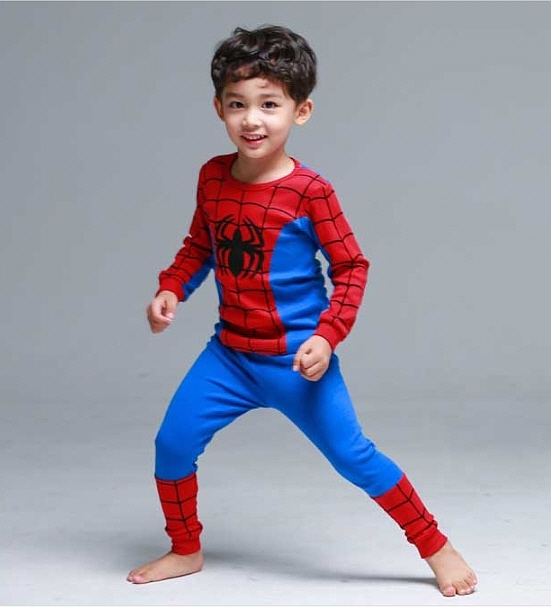 NEW KID PAJAMAS Character Hero Kid's dressing r