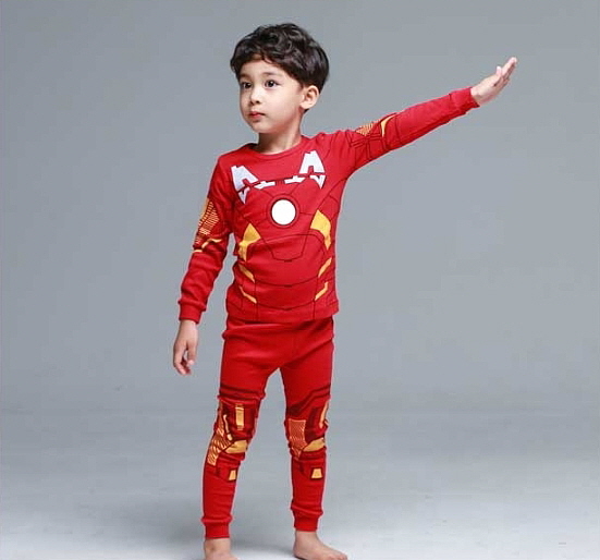 NEW KID PAJAMAS Character Hero Kid's dressing r