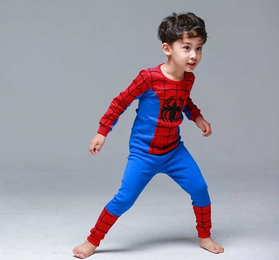 NEW KID PAJAMAS Character Hero Kid's dressing r