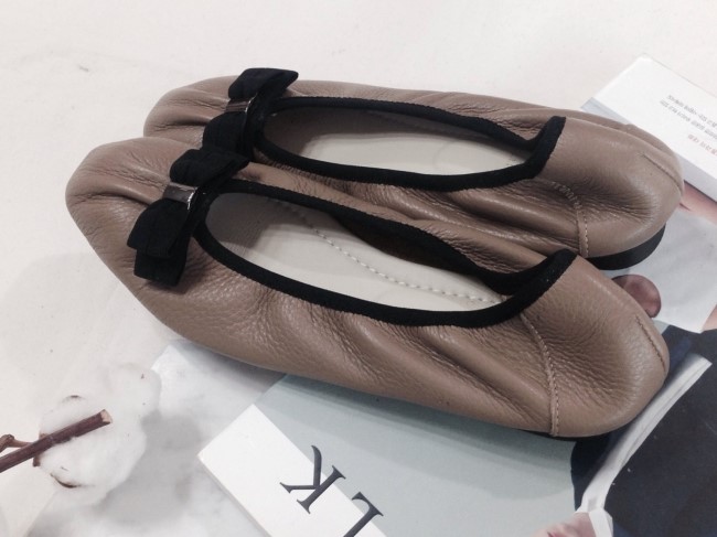 Cowhide flat shoes recommended for pregnant women 