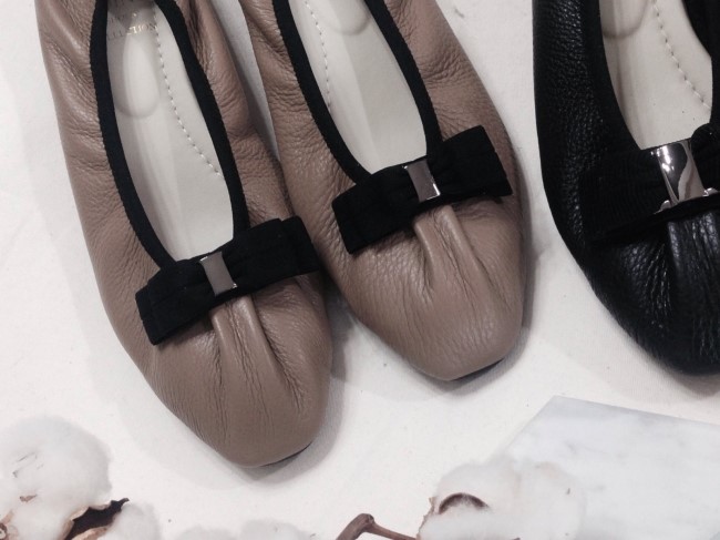 Cowhide flat shoes recommended for pregnant women 