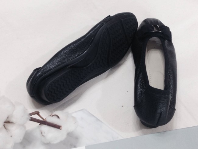 Cowhide flat shoes recommended for pregnant women 