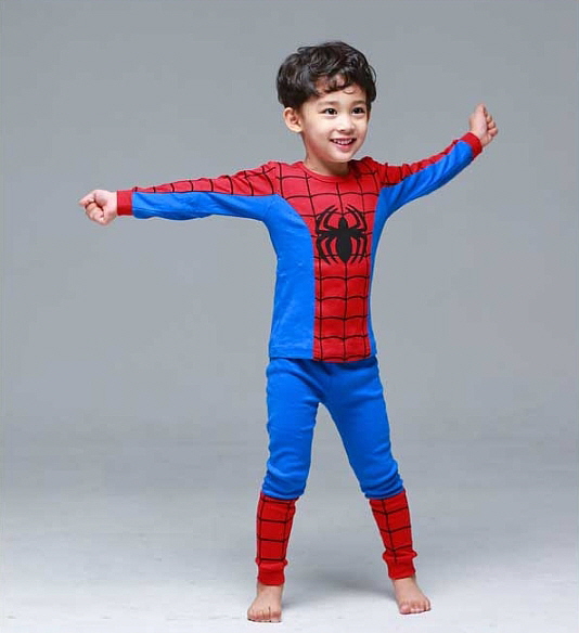 NEW KID PAJAMAS Character Hero Kid's dressing r