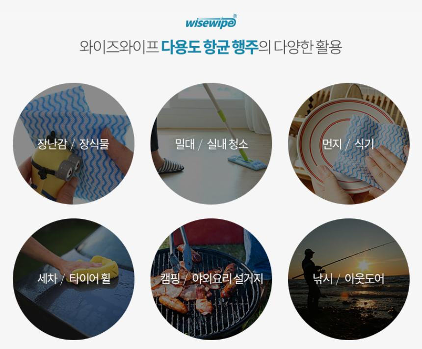 Scrubber Dish Washing Disposable Wet Wipes + Cloth