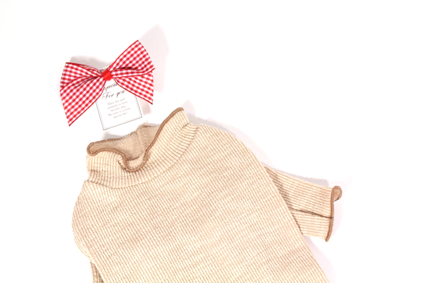 NEW DOG FASHION Puppy Knit Goliath Frilly Polo Dog