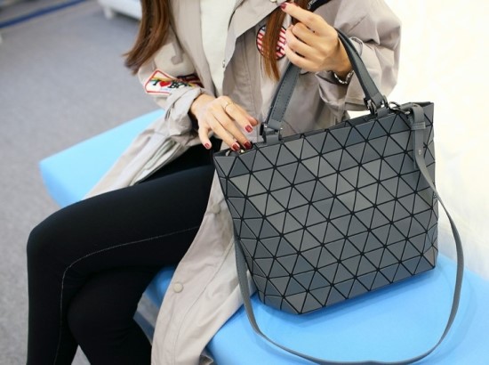 New Women's Bags Cube Tote 7color Matt Prism an