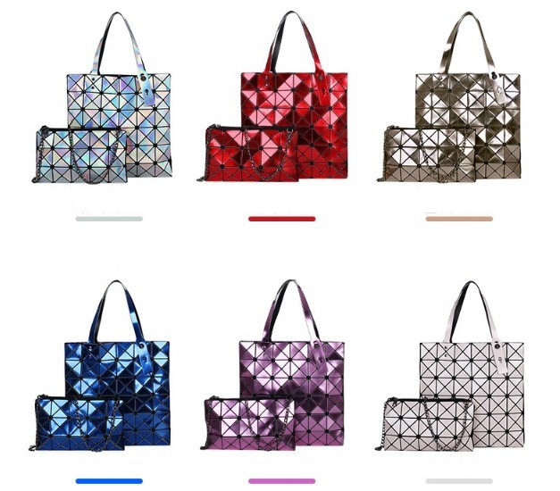 New Women's Bags Cube Tote 7color Matt Prism an