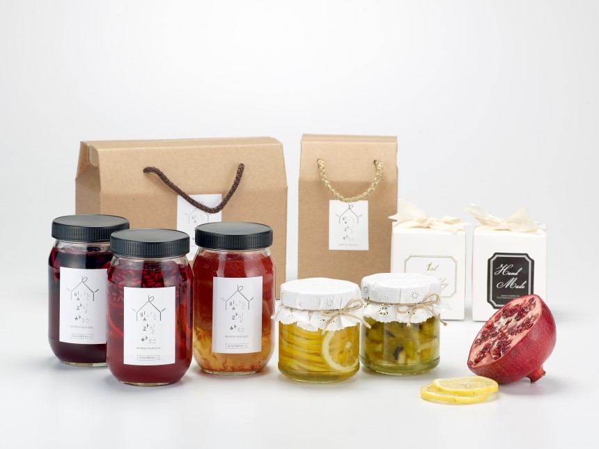 NEW HONEY CITRON TEA Lemon Cream Grapefruit Blue 1