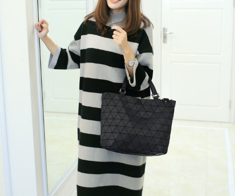 New Women's Bags Cube Tote 7color Matt Prism an