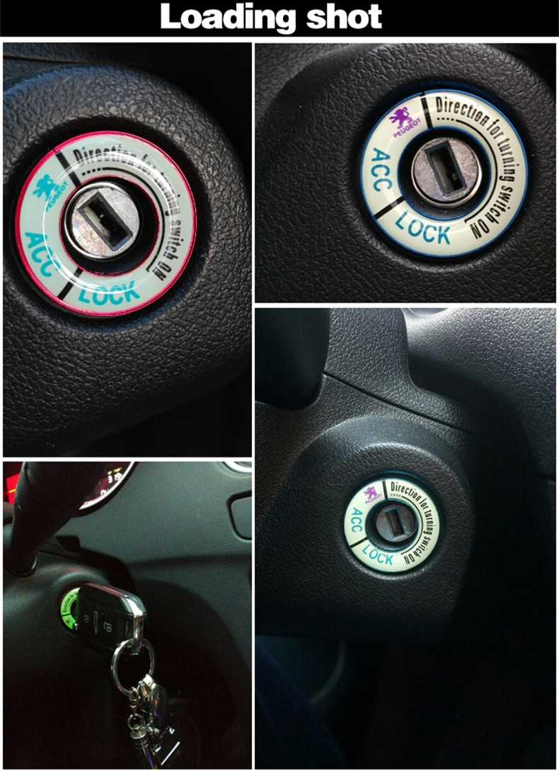 Peugeot luminous key ring cover Peugeot 3008 2008 