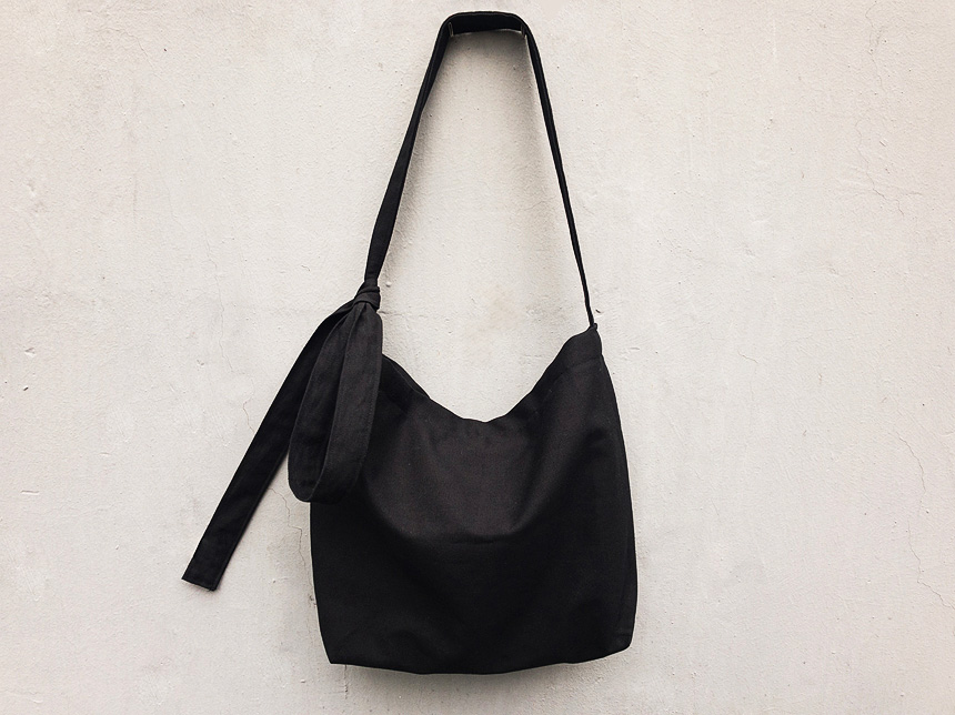 Canvas Ribbon Eco Bags Cross Shoulder Bag College 