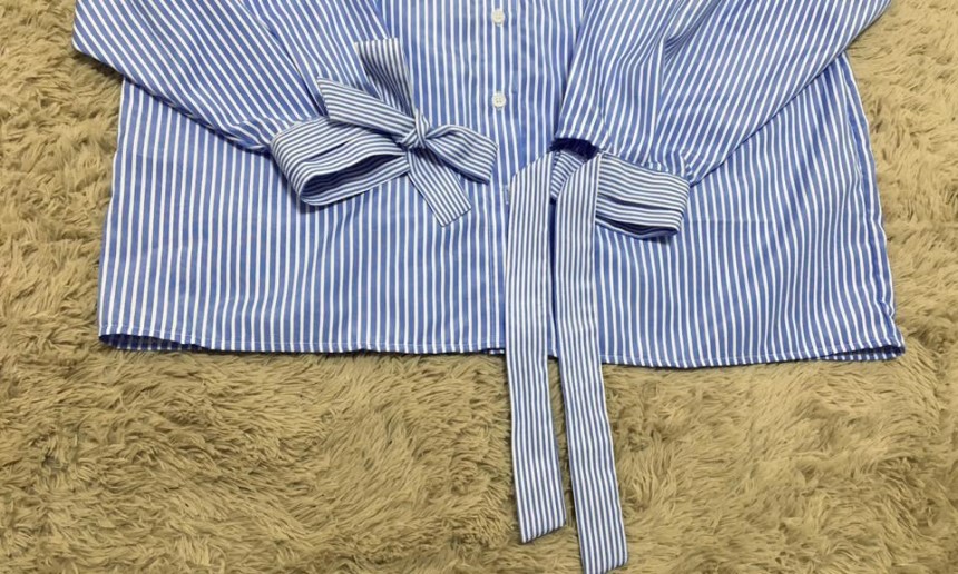 NEW FASHION LADY GIRL Blouse Girl Fall Sleeve Ribb