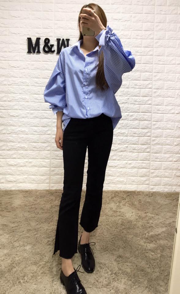 NEW FASHION LADY GIRL Blouse Girl Fall Sleeve Ribb