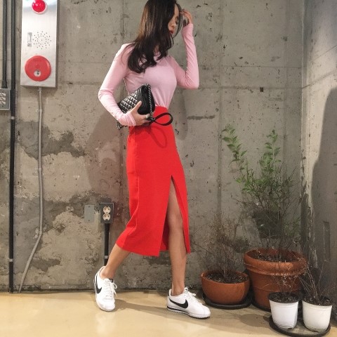 Bikosun sexy tops long skirts Daily look Cody girl