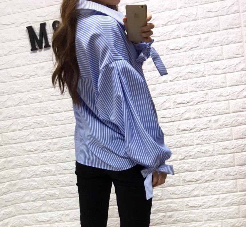 NEW FASHION LADY GIRL Blouse Girl Fall Sleeve Ribb