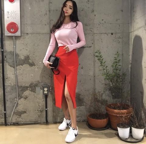 Bikosun sexy tops long skirts Daily look Cody girl