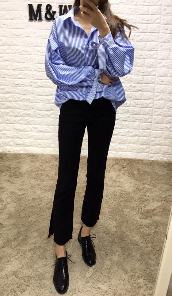 NEW FASHION LADY GIRL Blouse Girl Fall Sleeve Ribb