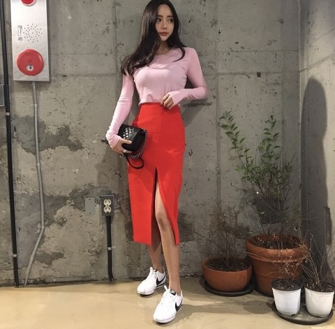 Bikosun sexy tops long skirts Daily look Cody girl