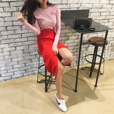 Bikosun sexy tops long skirts Daily look Cody girl