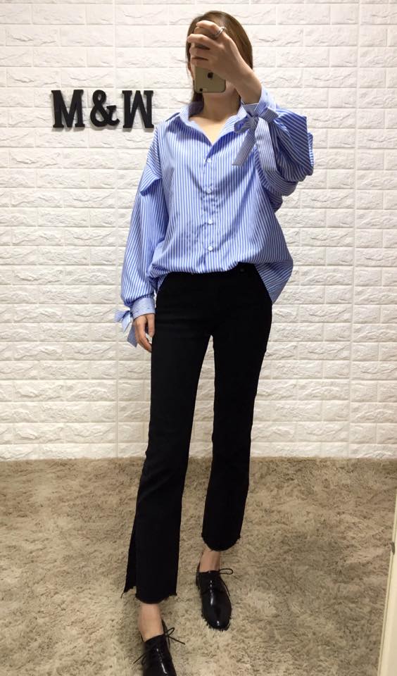 NEW FASHION LADY GIRL Blouse Girl Fall Sleeve Ribb