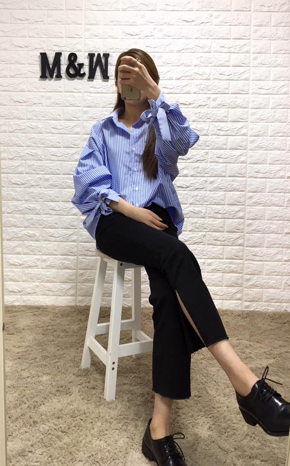 NEW FASHION LADY GIRL Blouse Girl Fall Sleeve Ribb