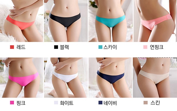 Women Underwear Race tee panties T-BACK NORELINE S