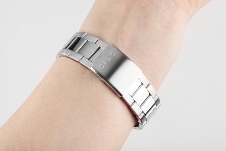 Casio couple metal watch men's girlfriend gift 