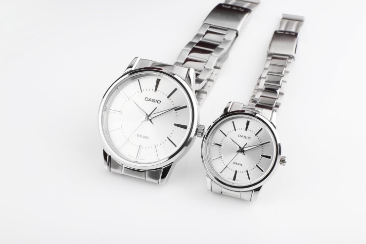 Casio couple metal watch men's girlfriend gift 