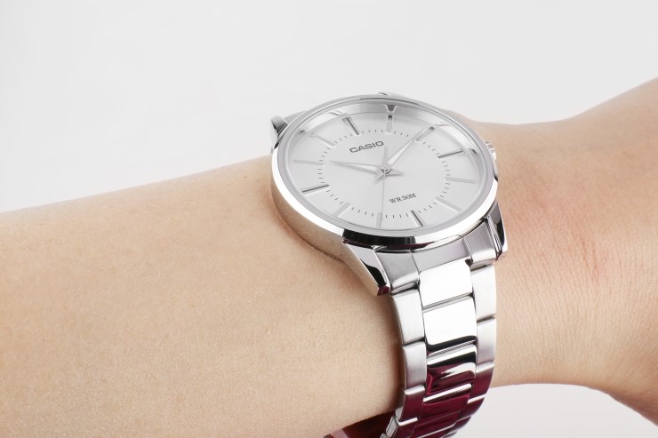 Casio couple metal watch men's girlfriend gift 