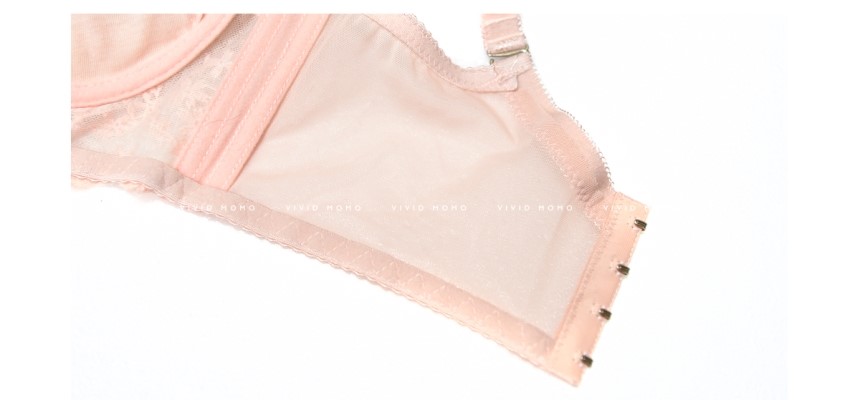 Full Cup 3.5CM Built-in Pad Flower Embroidery Mong