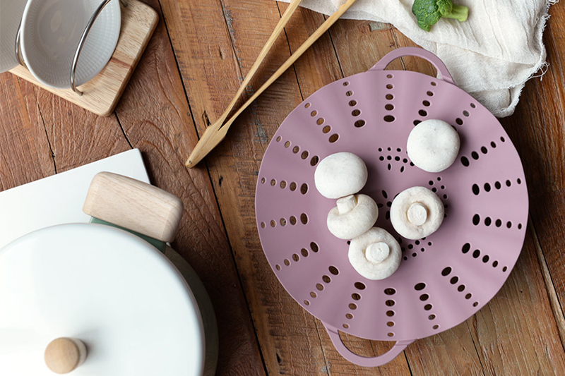 Domestic Non-toxic Silicone Steamer 2 Type 6 Color