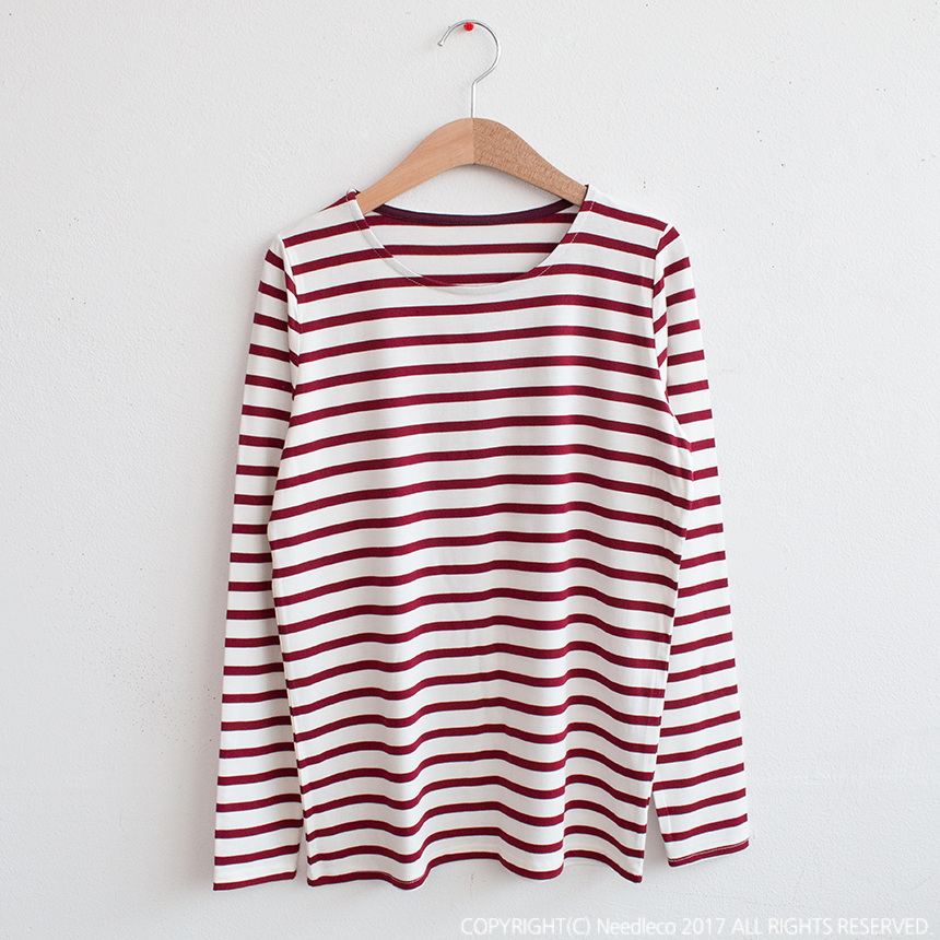 Basic Striped T-shirt 4 Color Petit Girl Tigari T-