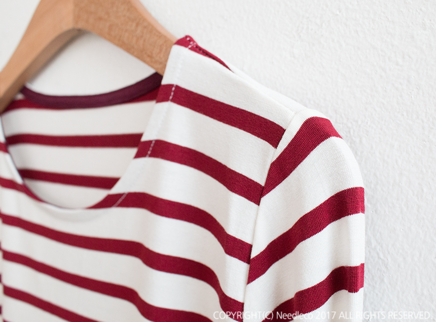 Basic Striped T-shirt 4 Color Petit Girl Tigari T-