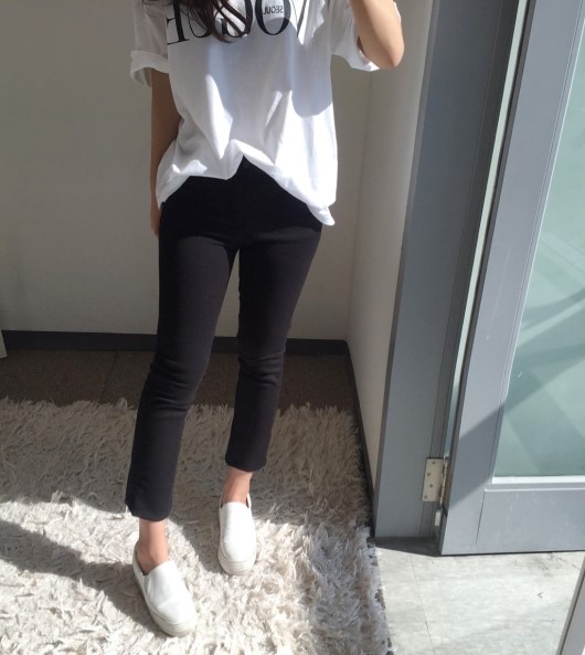 Women Jeans Pants Women's Boots Cut Slim Plain 