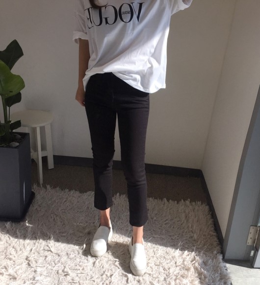 Women Jeans Pants Women's Boots Cut Slim Plain 