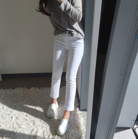 Women Jeans Pants Women's Boots Cut Slim Plain 