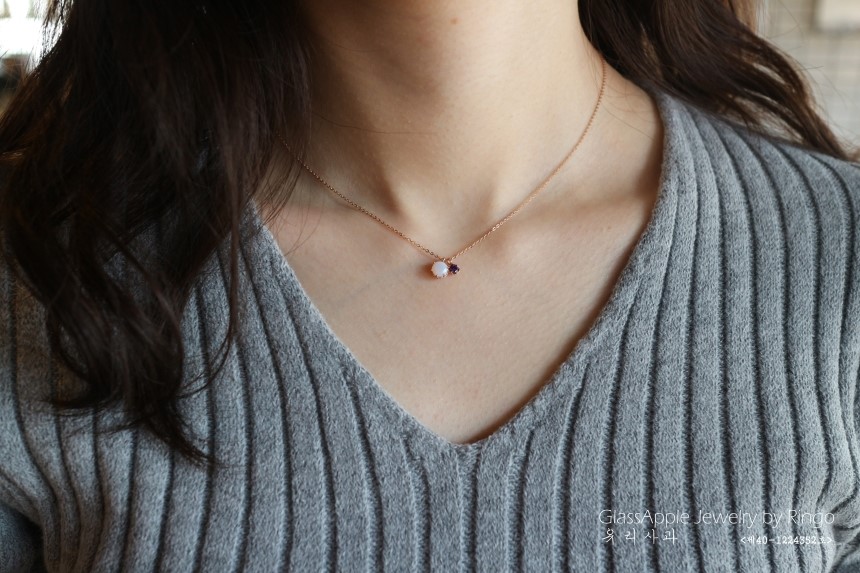 Birthstone Necklace Earrings 14k Gold