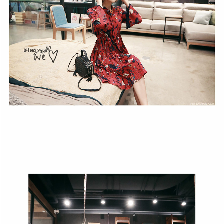 New Women Dress Wings Mall Dress Room Chiffon Colo