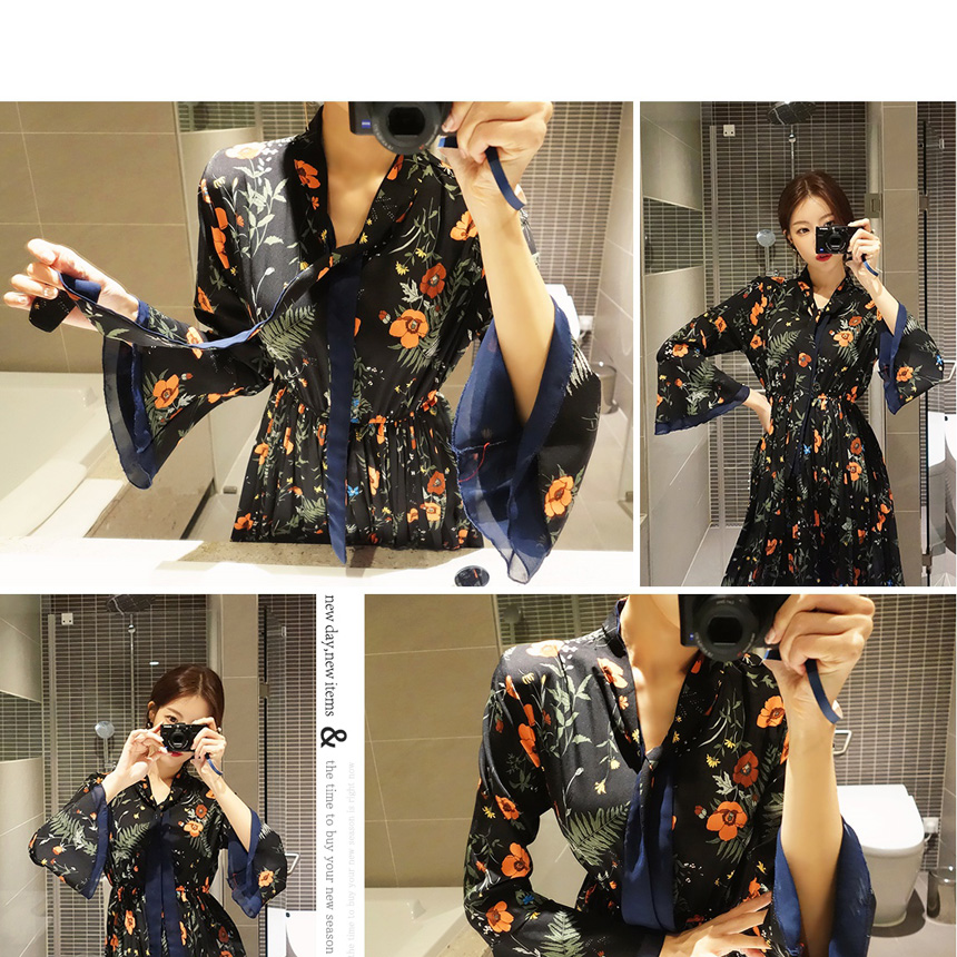 New Women Dress Wings Mall Dress Room Chiffon Colo