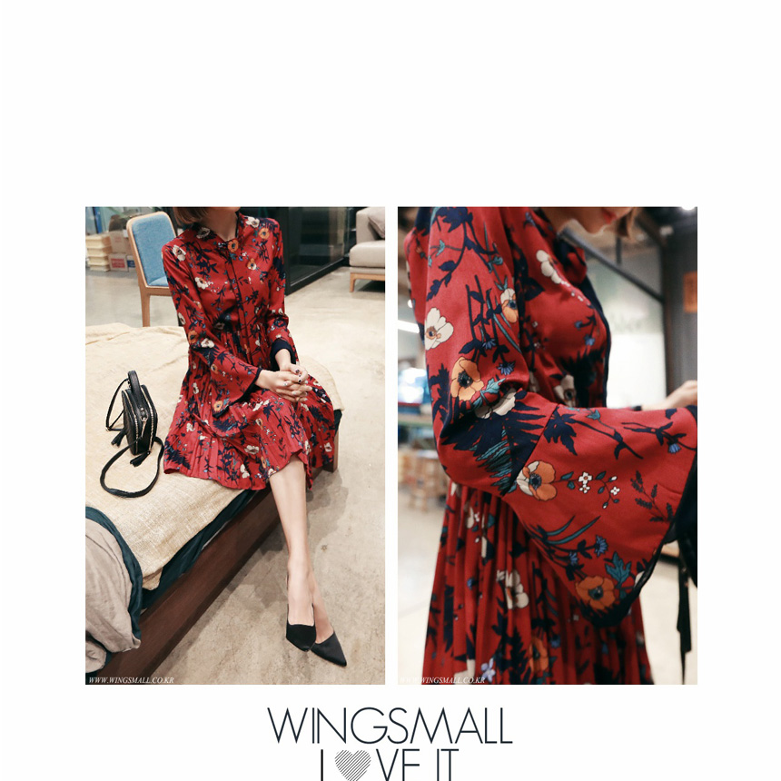 New Women Dress Wings Mall Dress Room Chiffon Colo