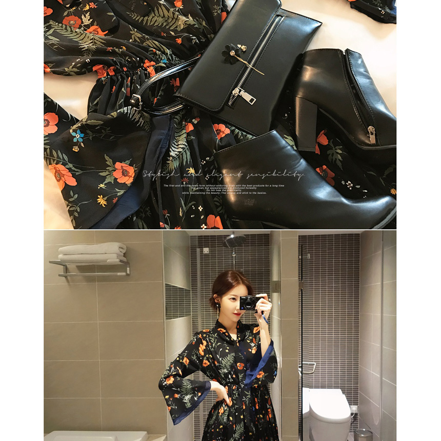 New Women Dress Wings Mall Dress Room Chiffon Colo