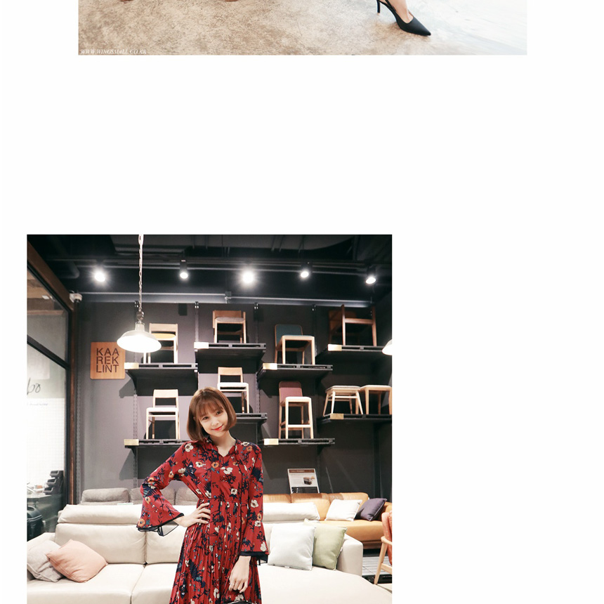 New Women Dress Wings Mall Dress Room Chiffon Colo