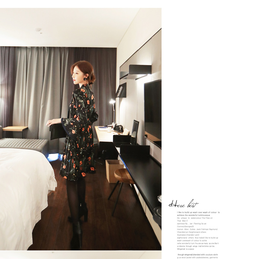New Women Dress Wings Mall Dress Room Chiffon Colo
