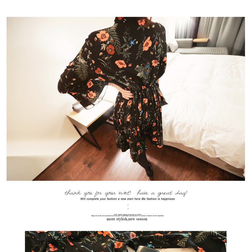 New Women Dress Wings Mall Dress Room Chiffon Colo