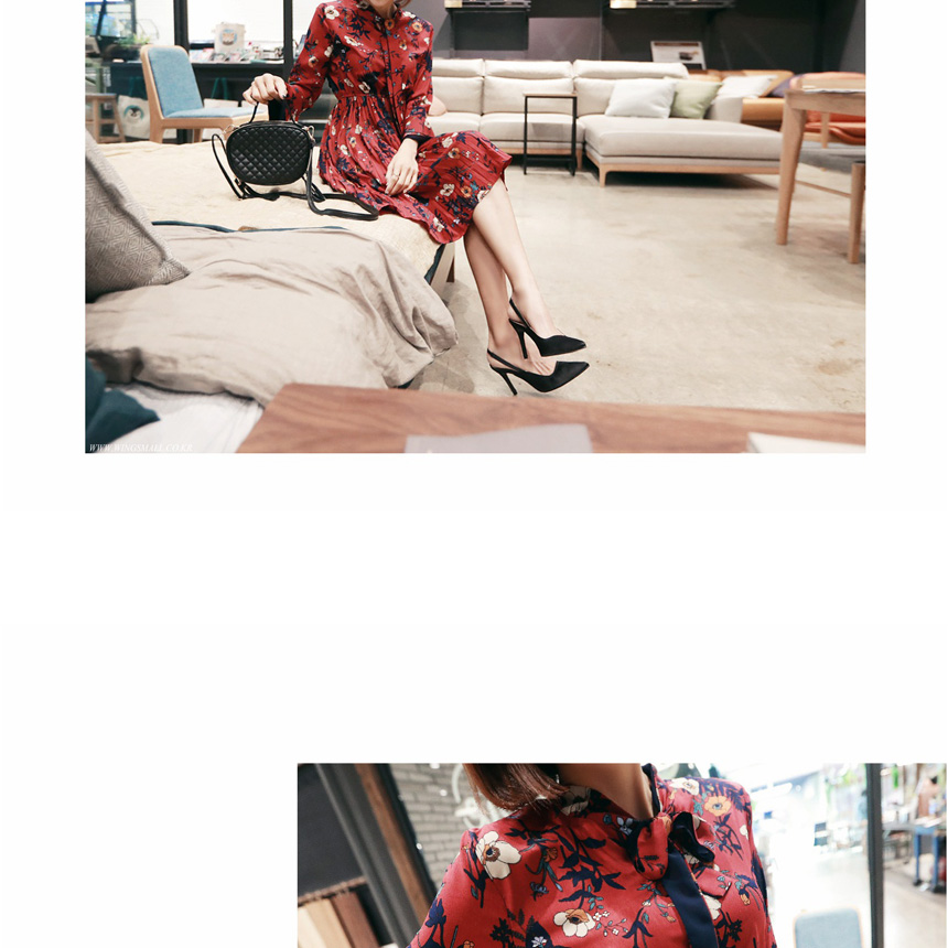 New Women Dress Wings Mall Dress Room Chiffon Colo