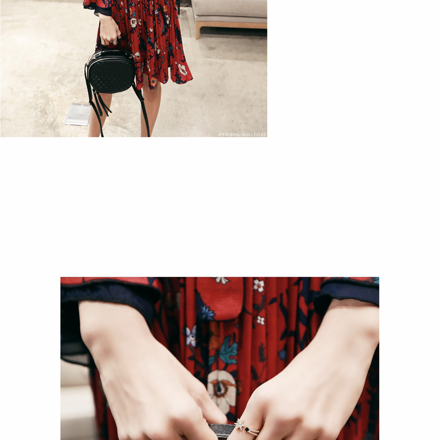 New Women Dress Wings Mall Dress Room Chiffon Colo